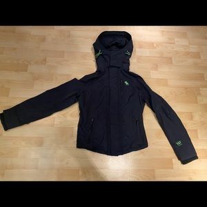 Abercrombie Winter Jacket Navy Blue Mens
